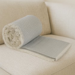 Plaid RESTFUL AC 170X200 SA LIGHT GREY 