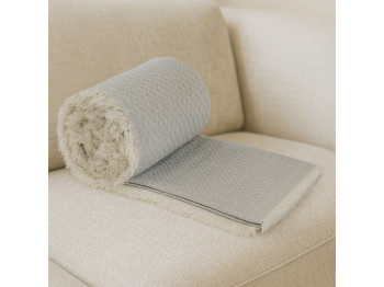 Plaid RESTFUL AC 170X200 SA LIGHT GREY 