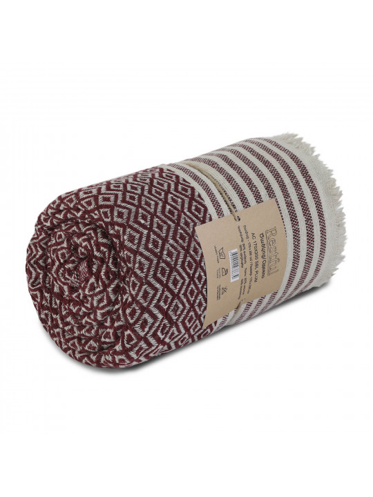 Plaid RESTFUL AC 170X200 SBL PLUM 