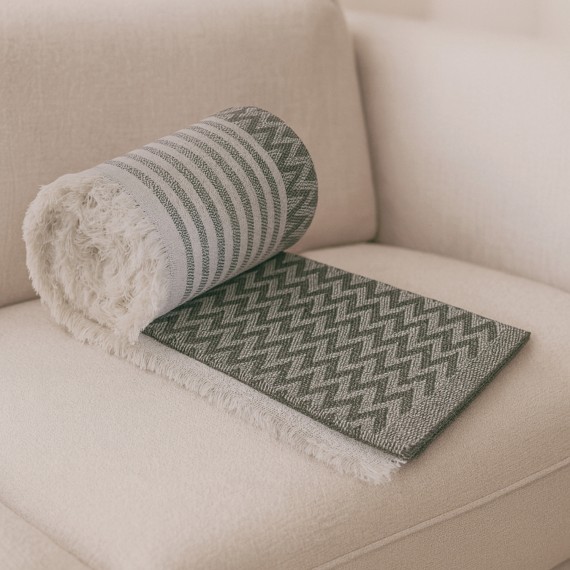 Plaid RESTFUL AC 170X200 LZ GREEN 