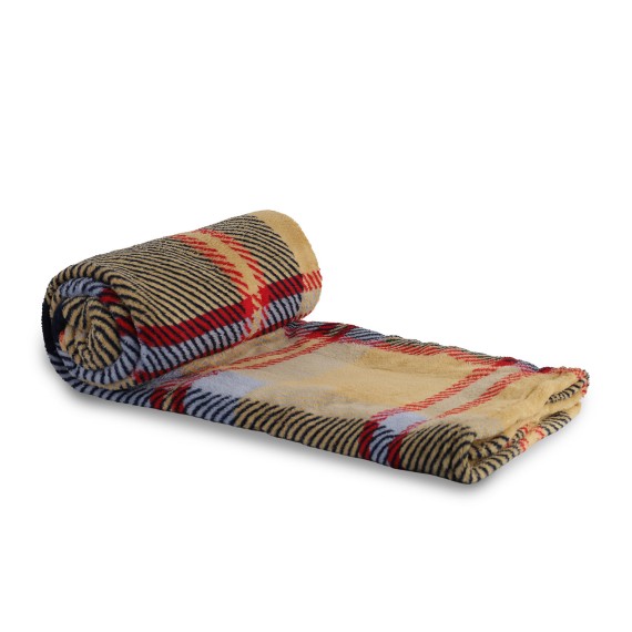 Plaid KOOPMAN BLANKER CHECKER 150X125CM 4ASS (AAE820070)