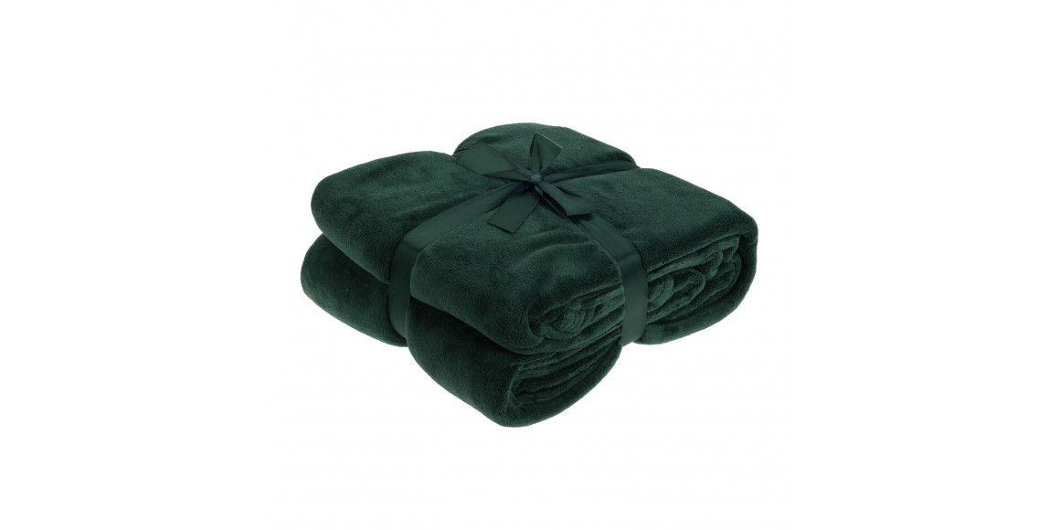 Plaid KOOPMAN 180X230CM FLEECE GREEN (HZ1011900)