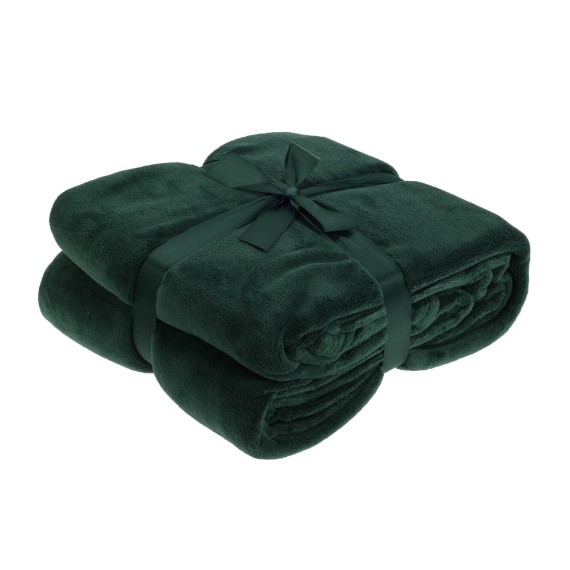 Plaid KOOPMAN 180X230CM FLEECE GREEN (HZ1011900)