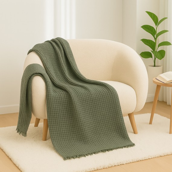 Plaid KOOPMAN 130X170CM THROW 4ASS CLR (A35940140)