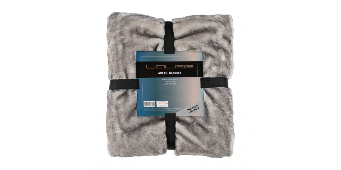 Plaid LALEE ARCTIC BLANKET 150X200 SILVER 
