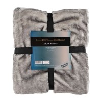 Plaid LALEE ARCTIC BLANKET 150X200 SILVER 