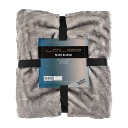 Plaid LALEE ARCTIC BLANKET 150X200 SILVER 