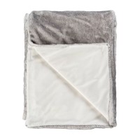 Plaid LALEE ARCTIC BLANKET 150X200 SILVER 