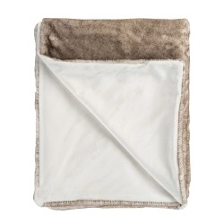 Plaid LALEE ARCTIC BLANKET 150X200 TAUPE 