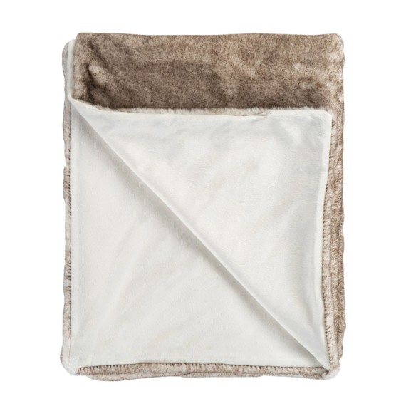 Plaid LALEE ARCTIC BLANKET 150X200 TAUPE 