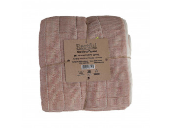 Plaid RESTFUL MP 240X240 DUSTY CORAL 