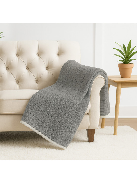 Plaid RESTFUL MP 80X120 SILVER MOON 