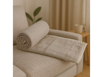 Plaid RESTFUL MP 80X120 SUUMER BEIGE 