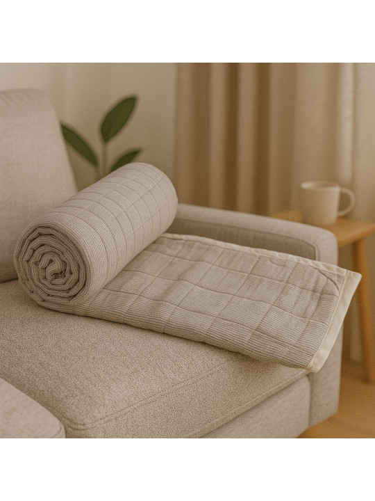Plaid RESTFUL MP 80X120 SUUMER BEIGE 