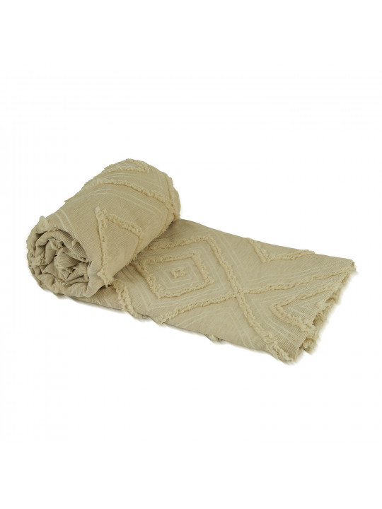 Մահճակալի ծածկոց RESTFUL NAKI01 180X250 BEIGE 