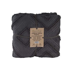Bed cover RESTFUL NAKI01 180X250 DARK GREY 