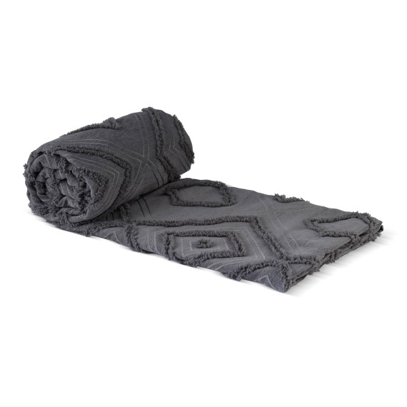 Bed cover RESTFUL NAKI01 180X250 DARK GREY 