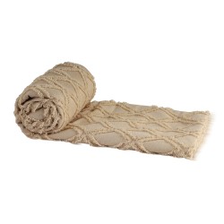 Bed cover RESTFUL NAKI02 180X250 BEIGE 