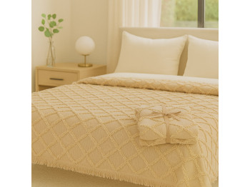 Покрывало RESTFUL NAKI02 180X250 BEIGE 