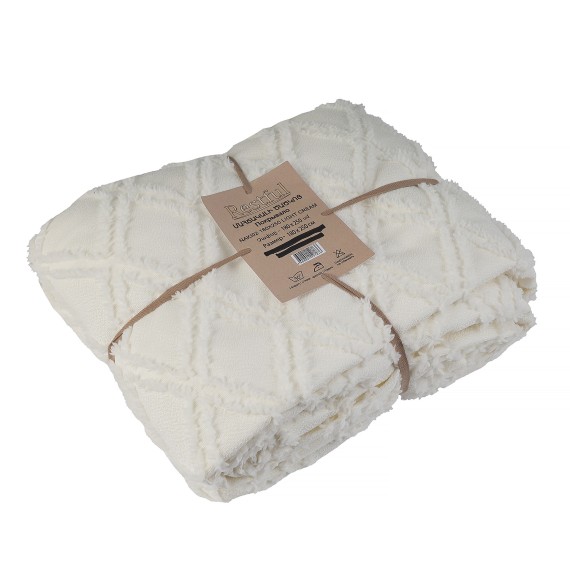 Bed cover RESTFUL NAKI02 180X250 LIGHT CREAM 