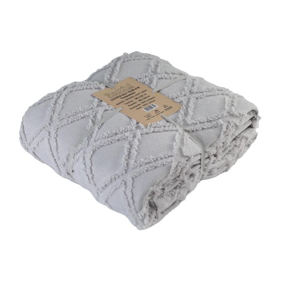 Покрывало RESTFUL NAKI02 180X250 LIGHT GREY 