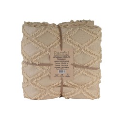 Bed cover RESTFUL NAKI02 250X250 BEIGE 