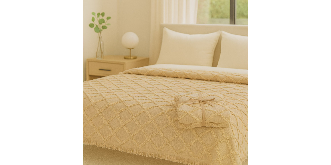 Покрывало RESTFUL NAKI02 250X250 BEIGE 