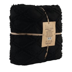 Bed cover RESTFUL NAKI02 250X250 BLACK 