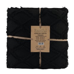 Bed cover RESTFUL NAKI02 250X250 BLACK 