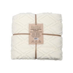Bed cover RESTFUL NAKI02 250X250 LIGHT CREAM 