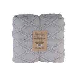 Bed cover RESTFUL NAKI02 250X250 LIGHT GREY 