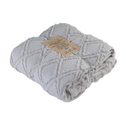 Bed cover RESTFUL NAKI02 250X250 LIGHT GREY 