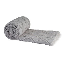 Bed cover RESTFUL NAKI02 250X250 LIGHT GREY 