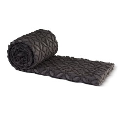 Bed cover RESTFUL NAKI03 250X250 DARK GREY 