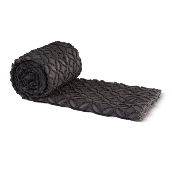 Bed cover RESTFUL NAKI03 250X250 DARK GREY 