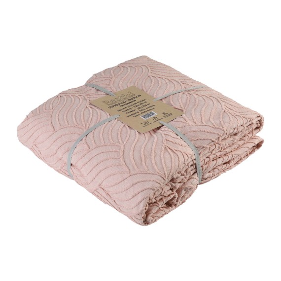 Bed cover RESTFUL NAKI04 250X250 PUDRA 