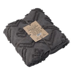 Bed cover RESTFUL NAKI05 180X250 DARK GREY 