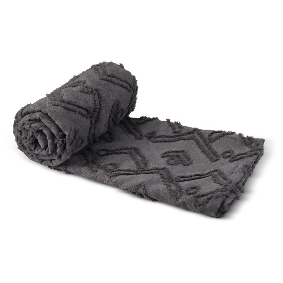 Bed cover RESTFUL NAKI05 180X250 DARK GREY 