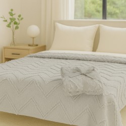 Bed cover RESTFUL NAKI05 180X250 LIGHT GREY 