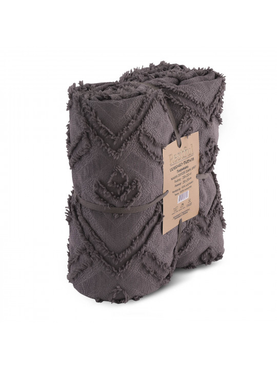Покрывало RESTFUL NAKI05 250X250 DARK GREY 