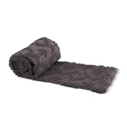 Bed cover RESTFUL NAKI05 250X250 DARK GREY 