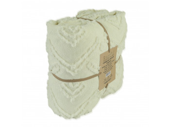 Մահճակալի ծածկոց RESTFUL NAKI05 250X250 LIGHT CREAM 