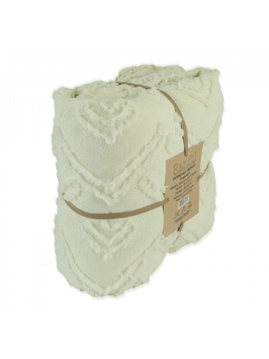 Մահճակալի ծածկոց RESTFUL NAKI05 250X250 LIGHT CREAM 