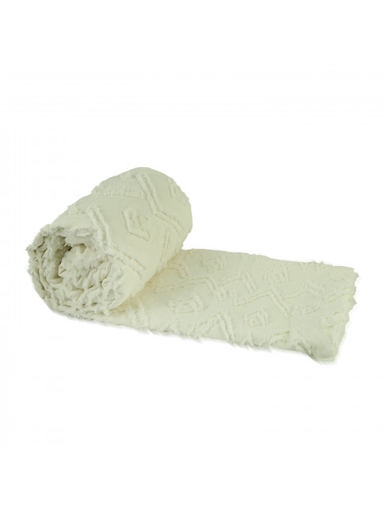Մահճակալի ծածկոց RESTFUL NAKI05 250X250 LIGHT CREAM 