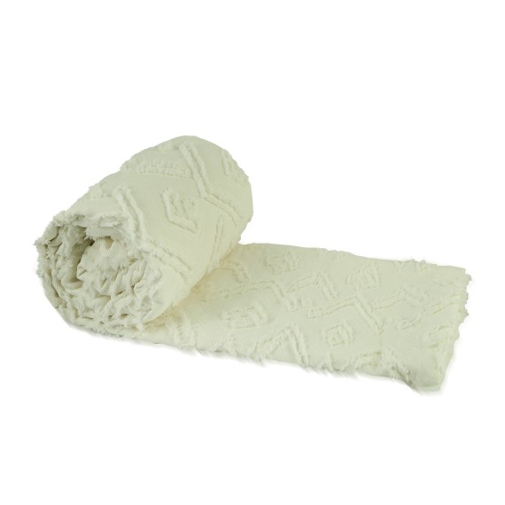 Bed cover RESTFUL NAKI05 250X250 LIGHT CREAM 