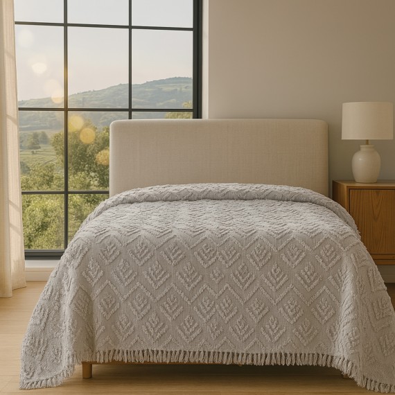 Покрывало RESTFUL NAKI05 250X250 LIGHT GREY 