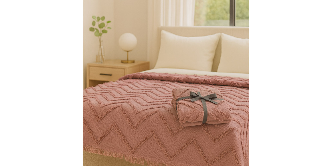 Покрывало RESTFUL NAKI05 250X250 PLUM 