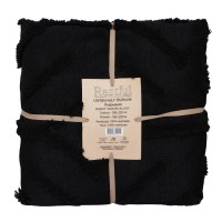 Bed cover RESTFUL NAKI07 180X250 BLACK 