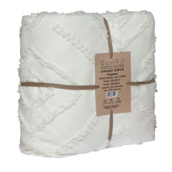 Bed cover RESTFUL NAKI08 250X250 LIGHT CREAM 