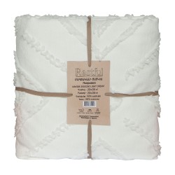 Bed cover RESTFUL NAKI08 250X250 LIGHT CREAM 